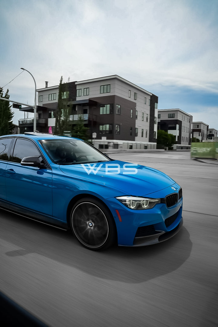 BMW 3 SERIES F30 F31 FRONT LIP M PERFORMANCE GENUINE CARBON FIBER