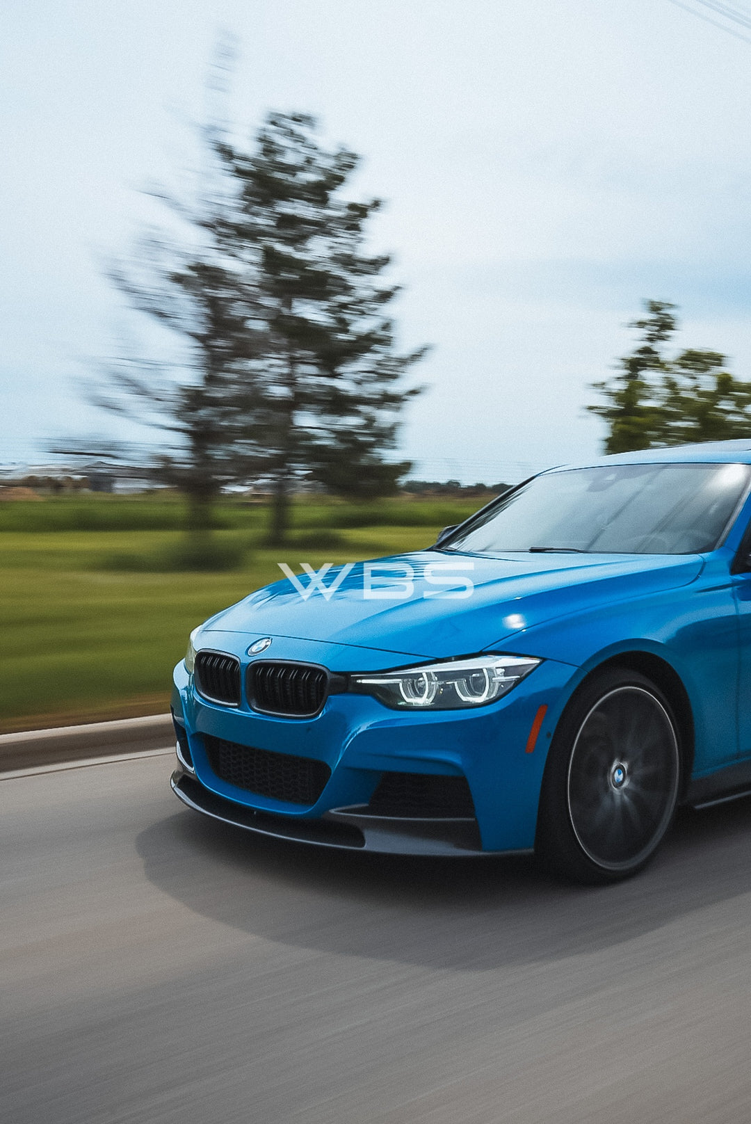 BMW 3 SERIES F30 F31 FRONT LIP M PERFORMANCE GENUINE CARBON FIBER