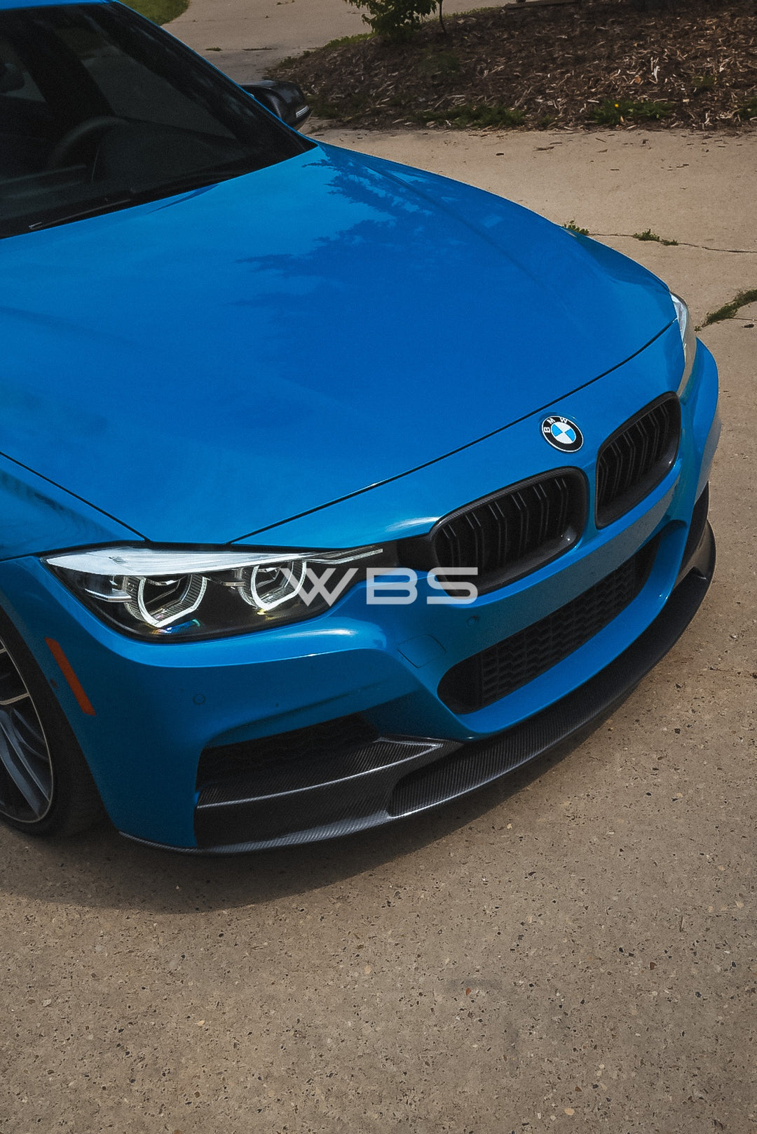 BMW 3 SERIES F30 F31 FRONT LIP M PERFORMANCE GENUINE CARBON FIBER