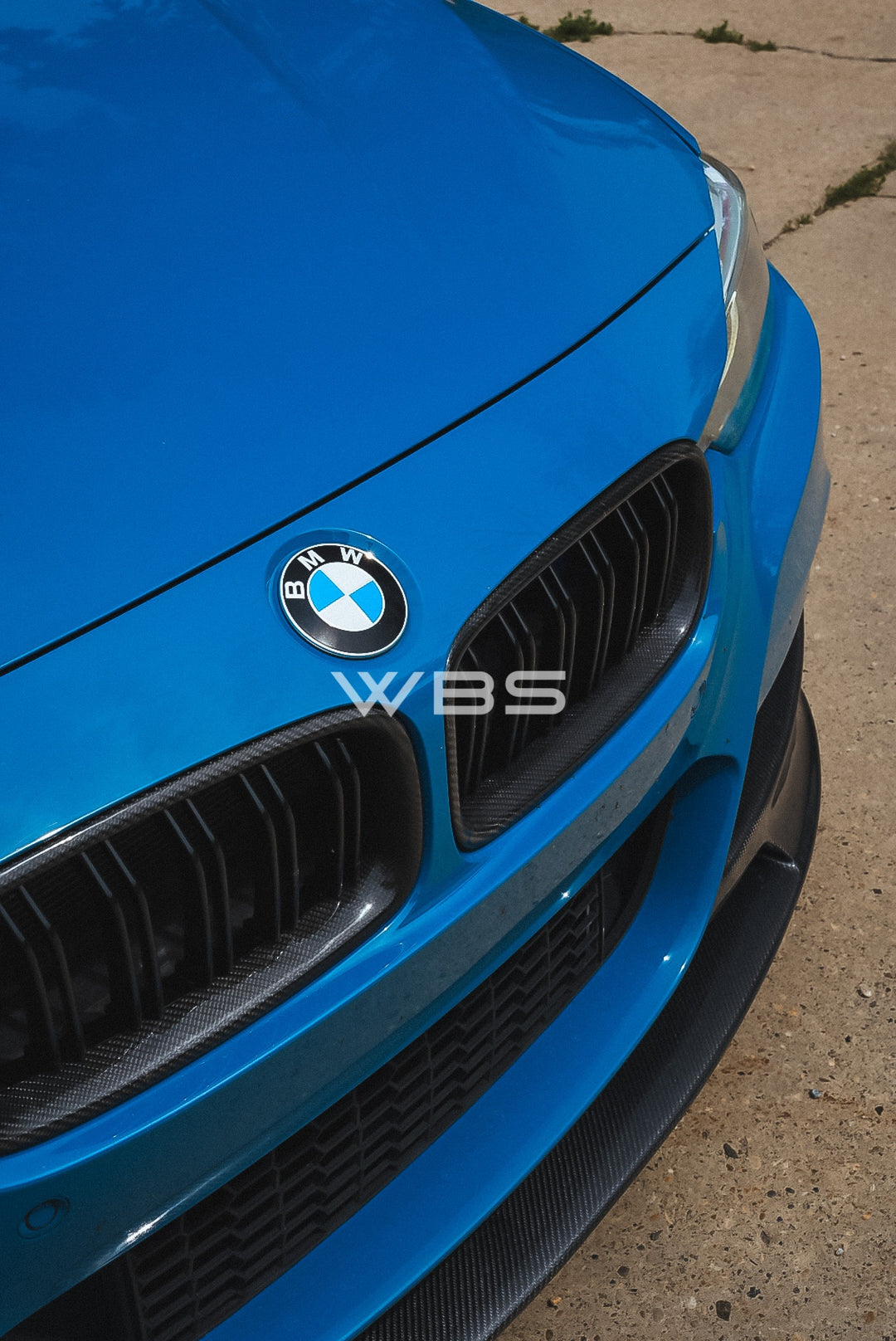 BMW 3 SERIES F30 F31 FRONT LIP M PERFORMANCE GENUINE CARBON FIBER