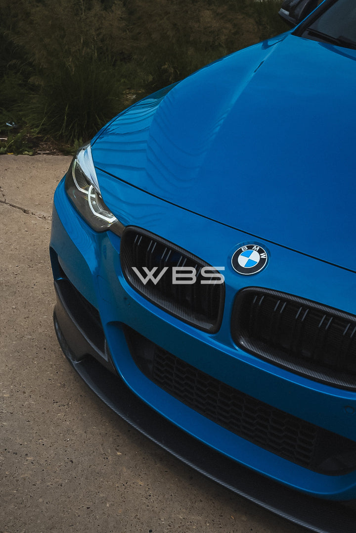 BMW 3 SERIES F30 F31 FRONT LIP M PERFORMANCE GENUINE CARBON FIBER