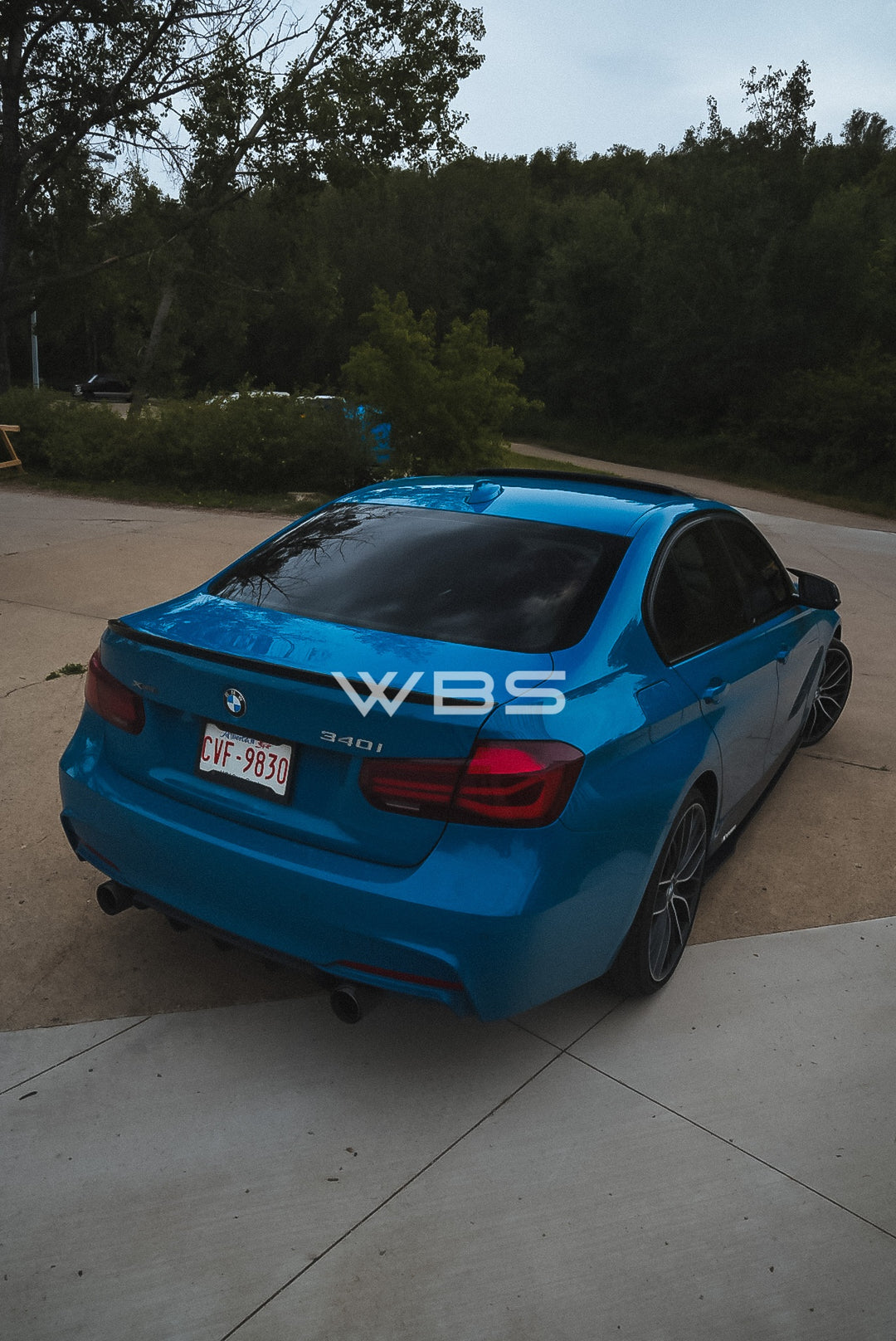 BMW F30 F31 SIDE SKIRTS V STYLE GENUINE CARBON FIBER
