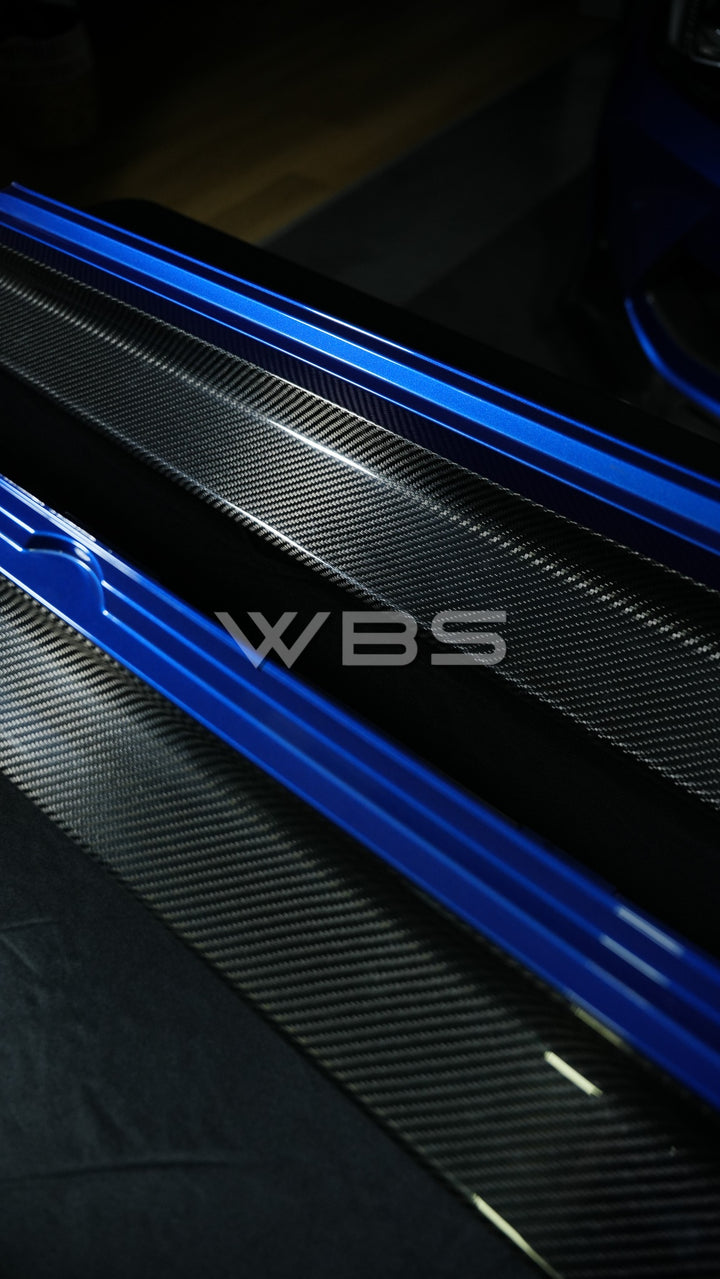 BMW G8X M3/M4 3D STYLE SIDE SKIRTS GENUINE CARBON FIBER