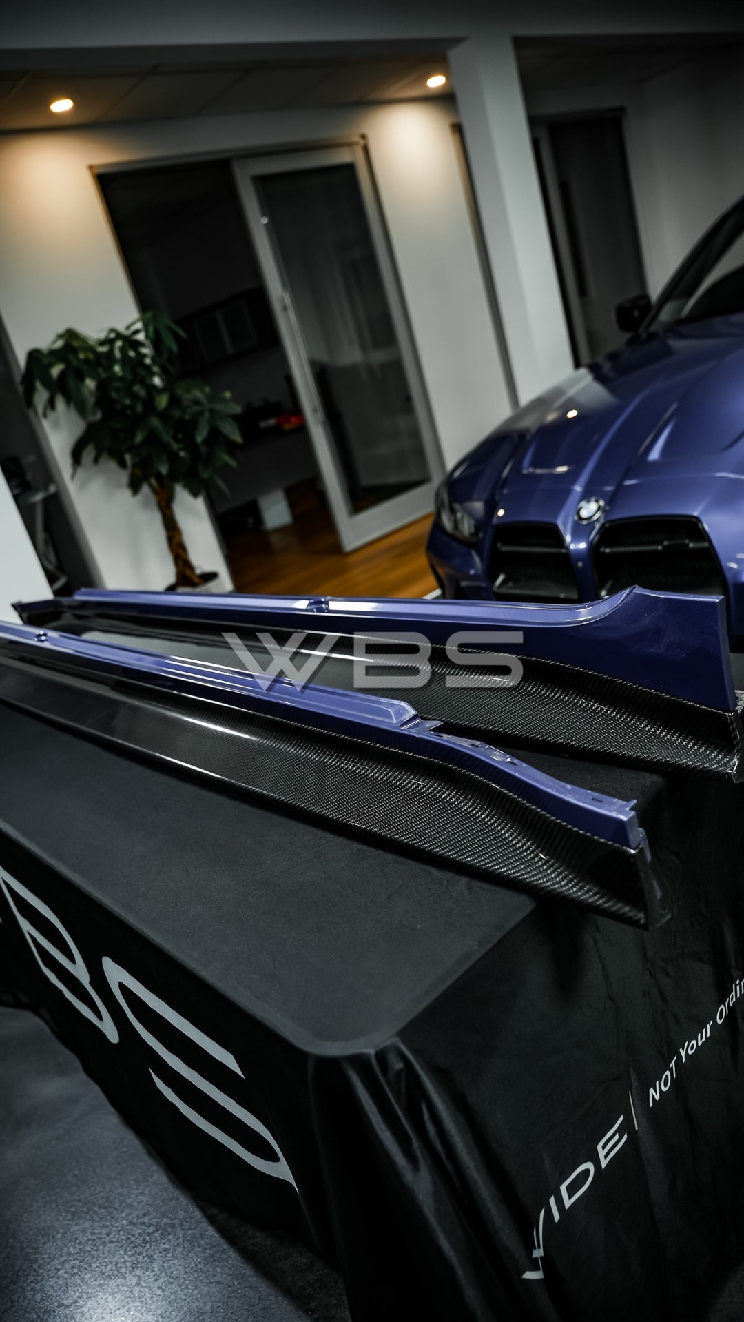 BMW G8X M3/M4 3D STYLE SIDE SKIRTS GENUINE CARBON FIBER