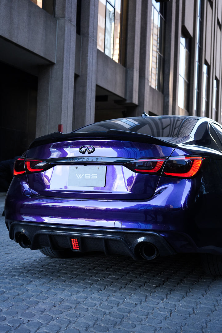 INFINITI Q50 DIFFUSER DIGITAL LED LIGHT GENUINE CARBON FIBER 2014-2021