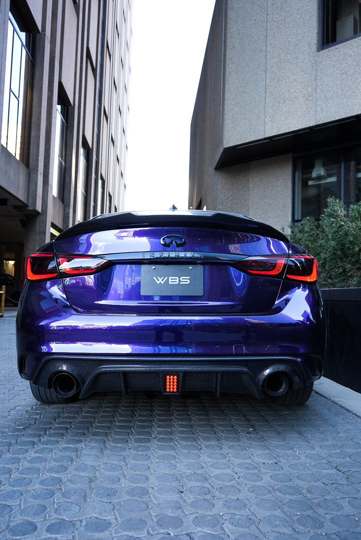 INFINITI Q50 DIFFUSER DIGITAL LED LIGHT GENUINE CARBON FIBER 2014-2021