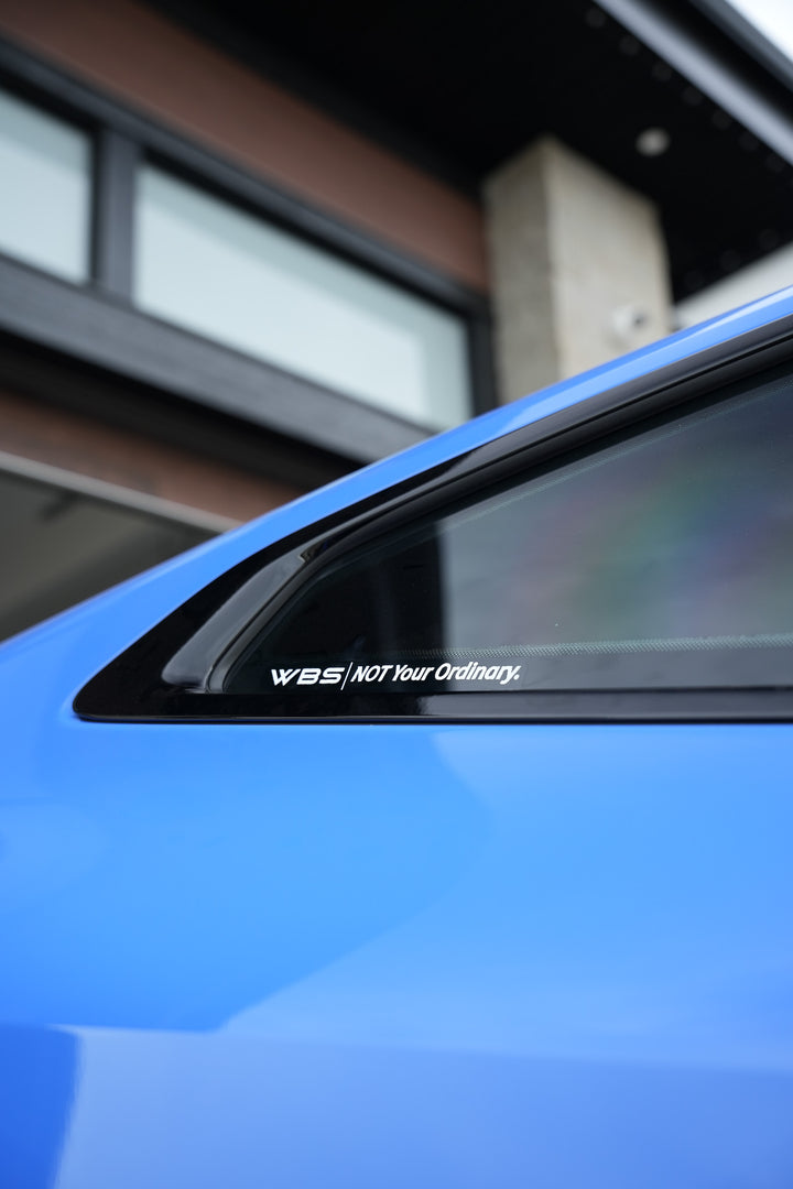 WBS | NOT YOUR ORDINARY. DECAL
