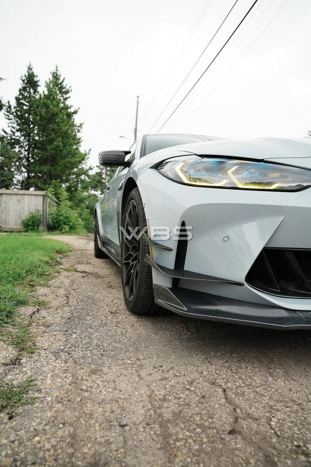 BMW G8X M3/M4 V-STYLE CANARDS GENUINE CARBON FIBER