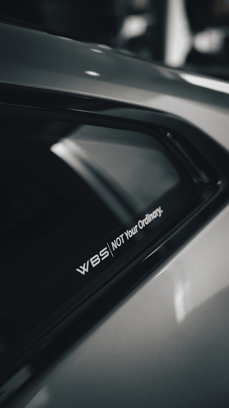 WBS | NOT YOUR ORDINARY. DECAL
