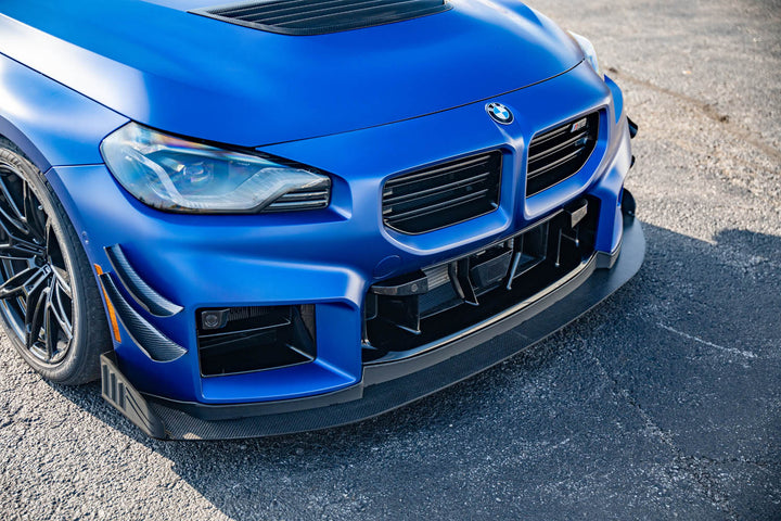 BMW G87 M2 VR STYLE CANARDS KIT-GENUINE CARBON FIBER
