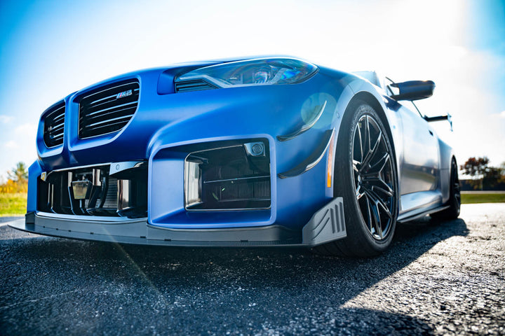 BMW G87 M2 VR STYLE CANARDS KIT-GENUINE CARBON FIBER