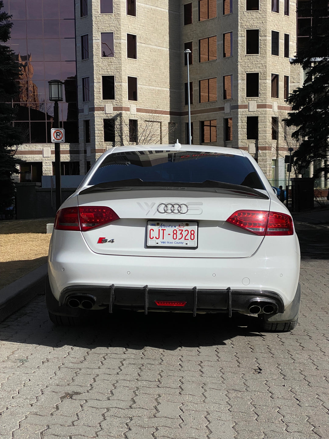 AUDI S4/ A4 B8 PSM TRUNK SPOILER GENUINE CARBON FIBER [2009-2012]