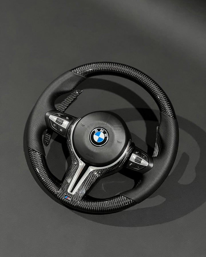 BMW F CHASSIS | CARBON FIBER CUSTOM STEERING WHEEL F8X M