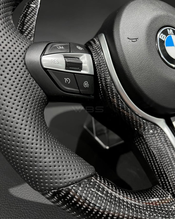 BMW F CHASSIS | CARBON FIBER CUSTOM STEERING WHEEL F8X M