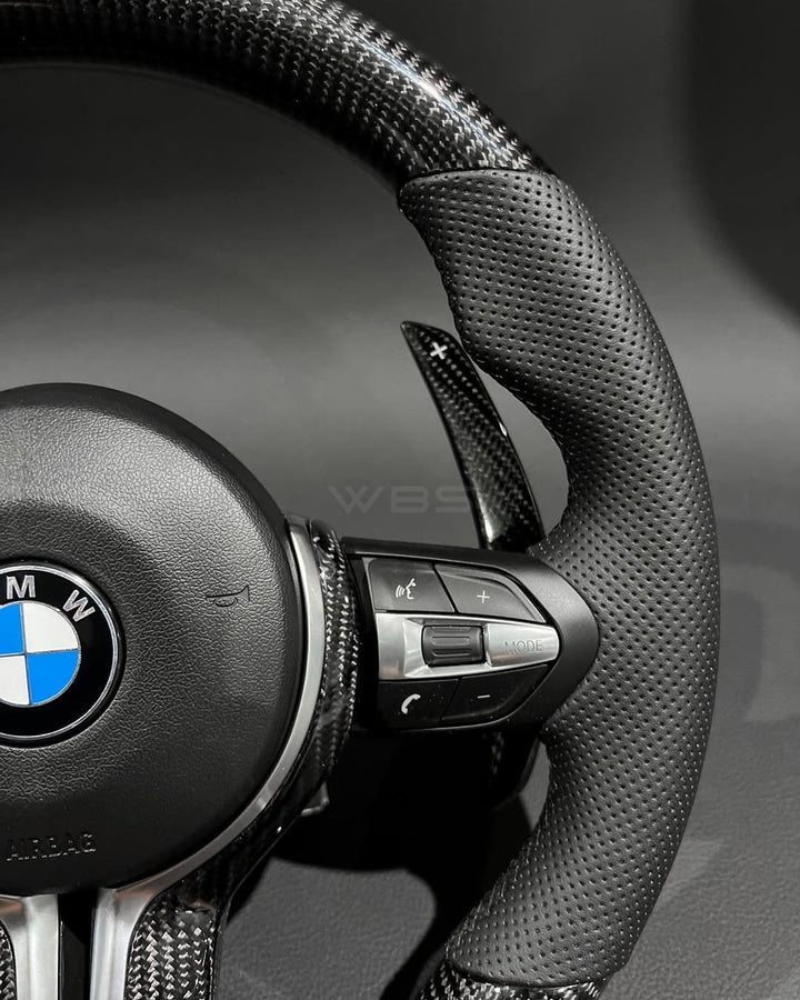 BMW F CHASSIS | CARBON FIBER CUSTOM STEERING WHEEL F8X M