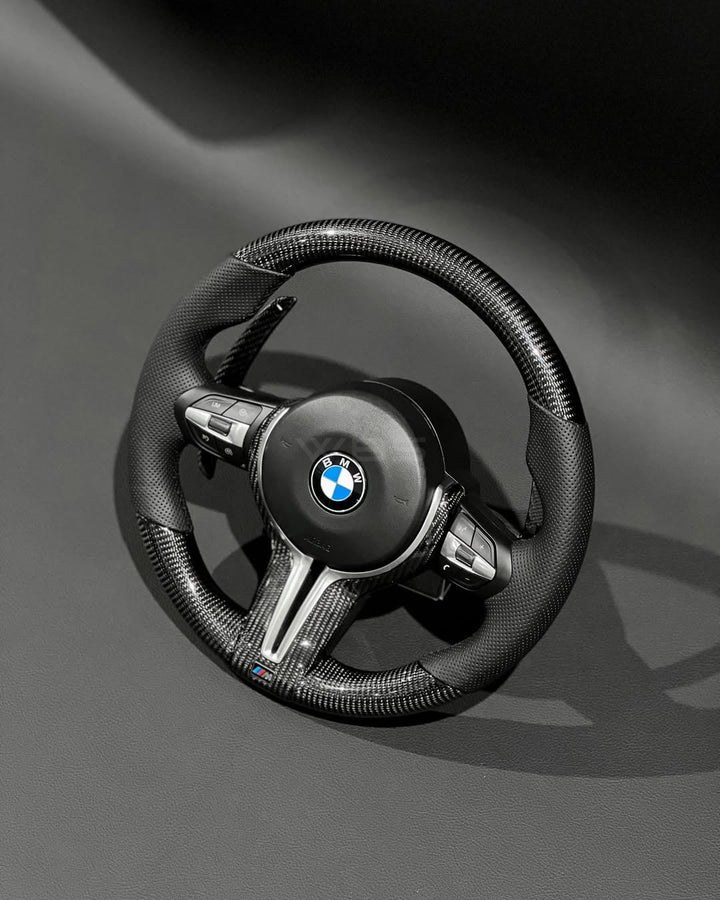 BMW F CHASSIS | CARBON FIBER CUSTOM STEERING WHEEL F8X M