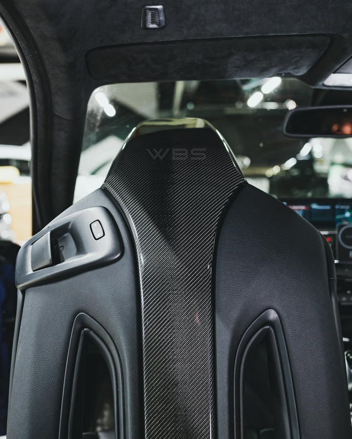 BMW F80 M3 | F82 F83 M4 SEAT BACKS GENUINE CARBON FIBER