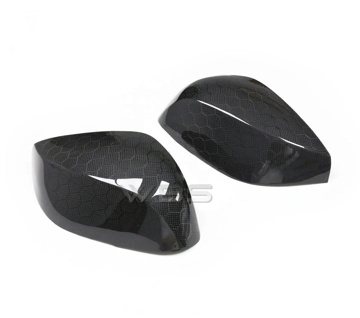 INFINITI Q50 Q60 MIRROR CAPS GENUINE CARBON FIBER OEM REPLACEMENT