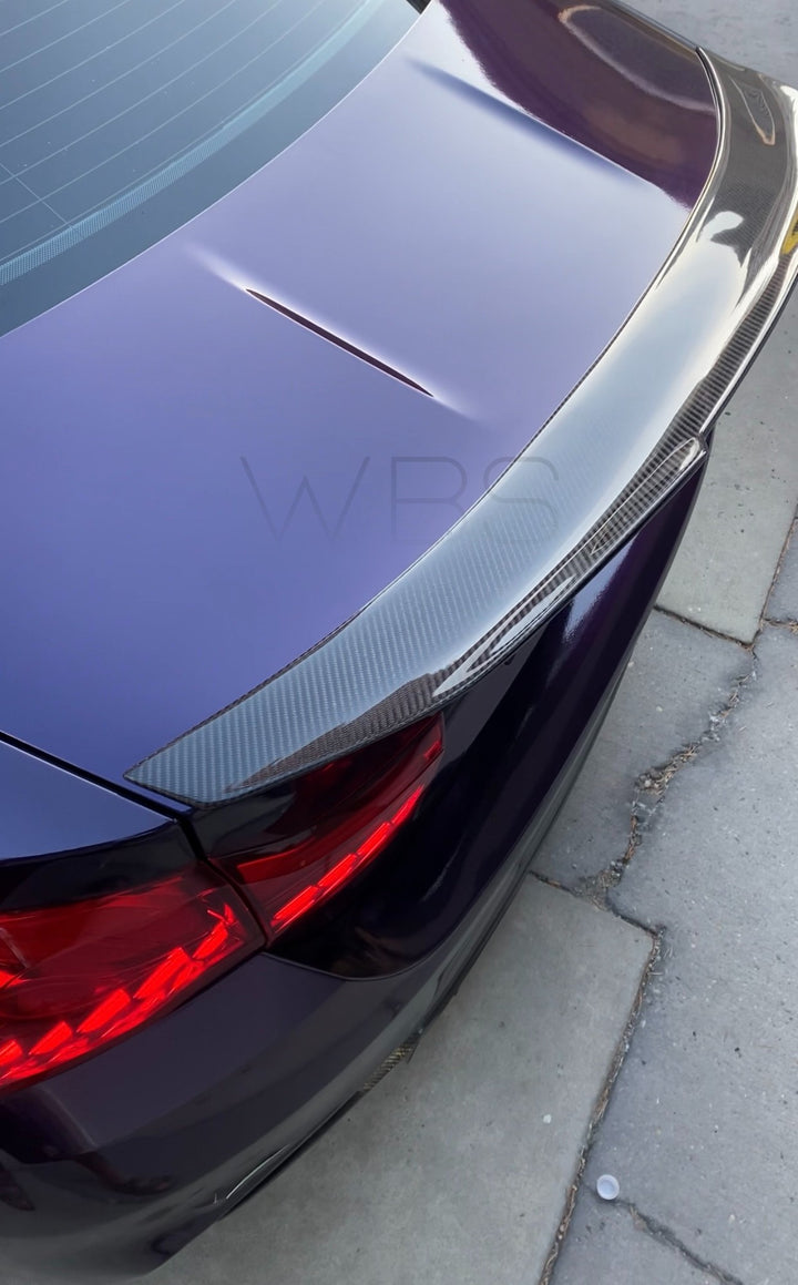 BMW F82 M4 PSM TRUNK SPOILER GENUINE CARBON FIBER GTX STYLE