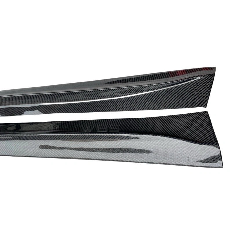 BMW F10 SIDE SKIRTS GTX STYLE GENUINE CARBON FIBER