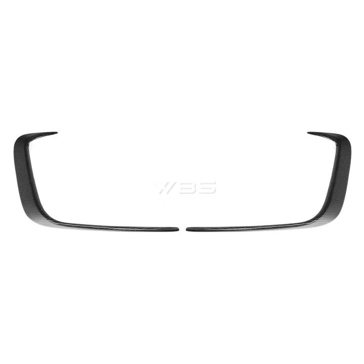 BMW 3 SERIES G20 REAR BUMPER VENTS CANARDS GENUINE CARBON FIBER