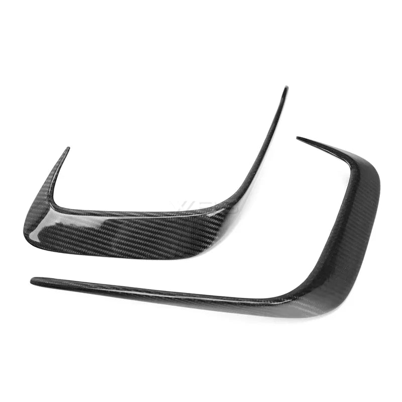 BMW 3 SERIES G20 REAR BUMPER VENTS CANARDS GENUINE CARBON FIBER