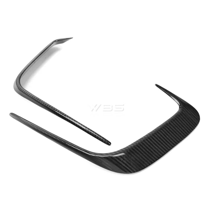 BMW 3 SERIES G20 REAR BUMPER VENTS CANARDS GENUINE CARBON FIBER