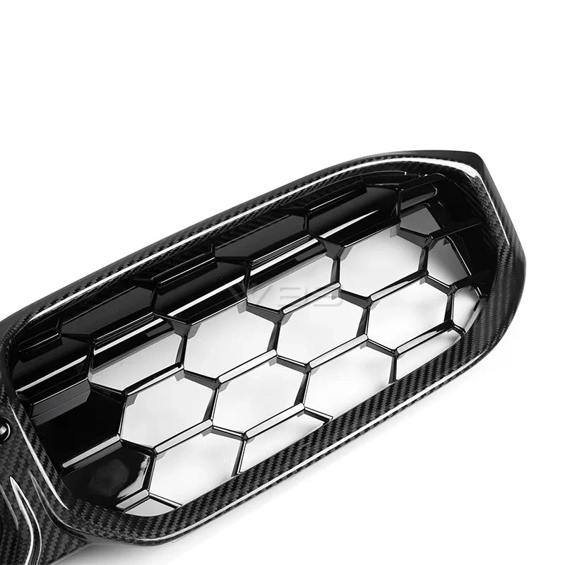 BMW G20 LCI DIAMOND STYLE GRILLE GENUINE CARBON FIBER/ GLOSS BLACK