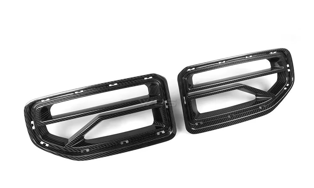 BMW G87 M2 GTX STYLE DRY CARBON FIBER GRILLES OEM REPLACEMENT