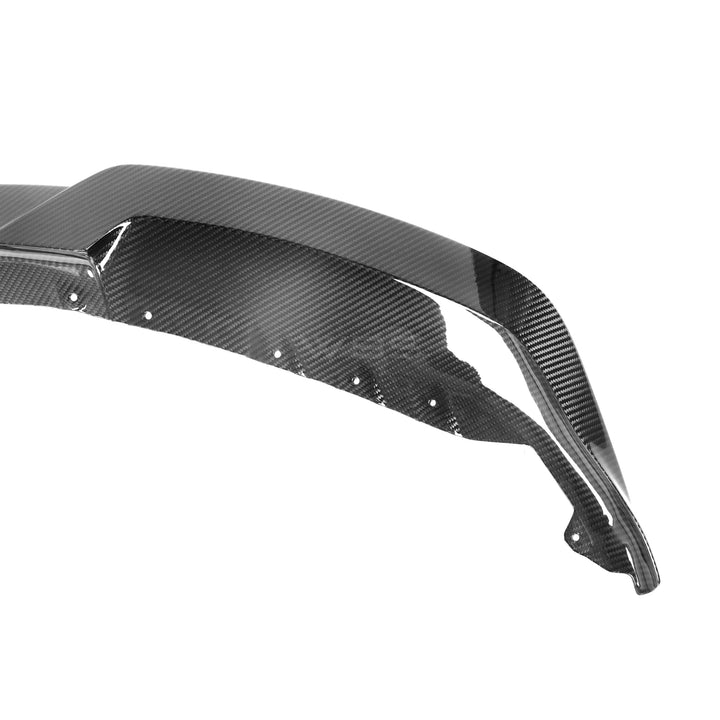 BMW G87 M2 V1 STYLE FRONT LIP GENUINE DRY CARBON FIBER