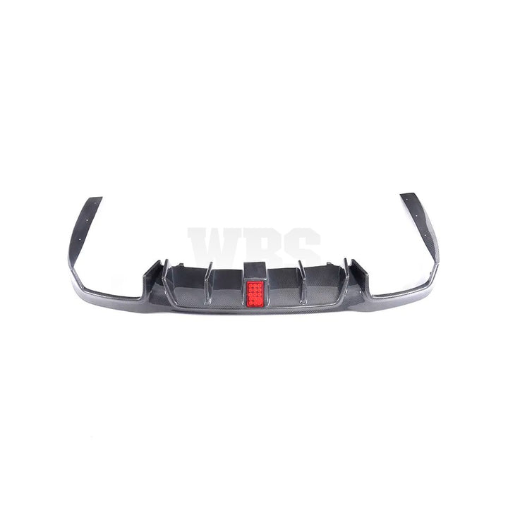 MERCEDES W213 E63/ E CLASS REAR DIFFUSER LED STYLE GENUINE CARBON FIBER