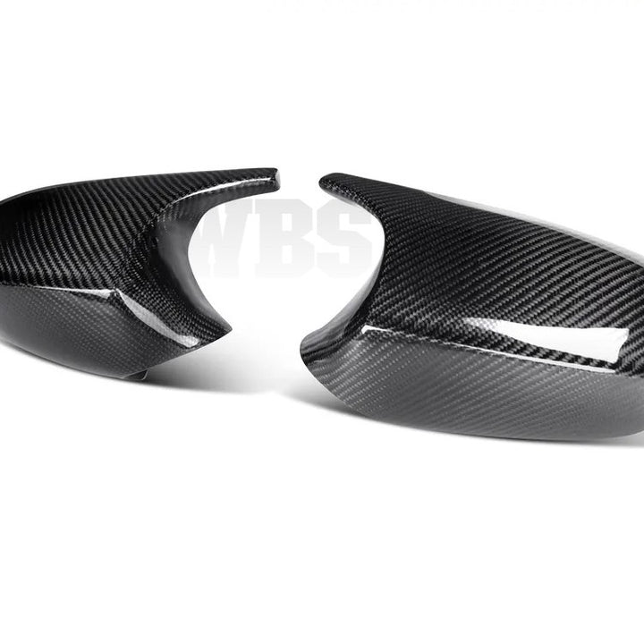 BMW E90 E91 M STYLE MIRROR CAPS GENUINE CARBON FIBER