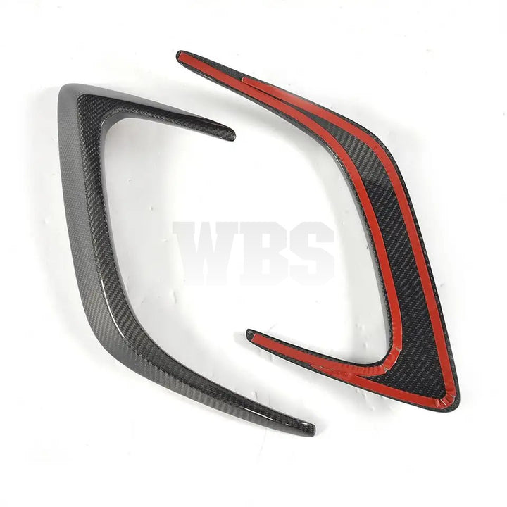 MERCEDES W205 C63/S COUPE REAR VENT TRIMS GENUINE CARBON FIBER