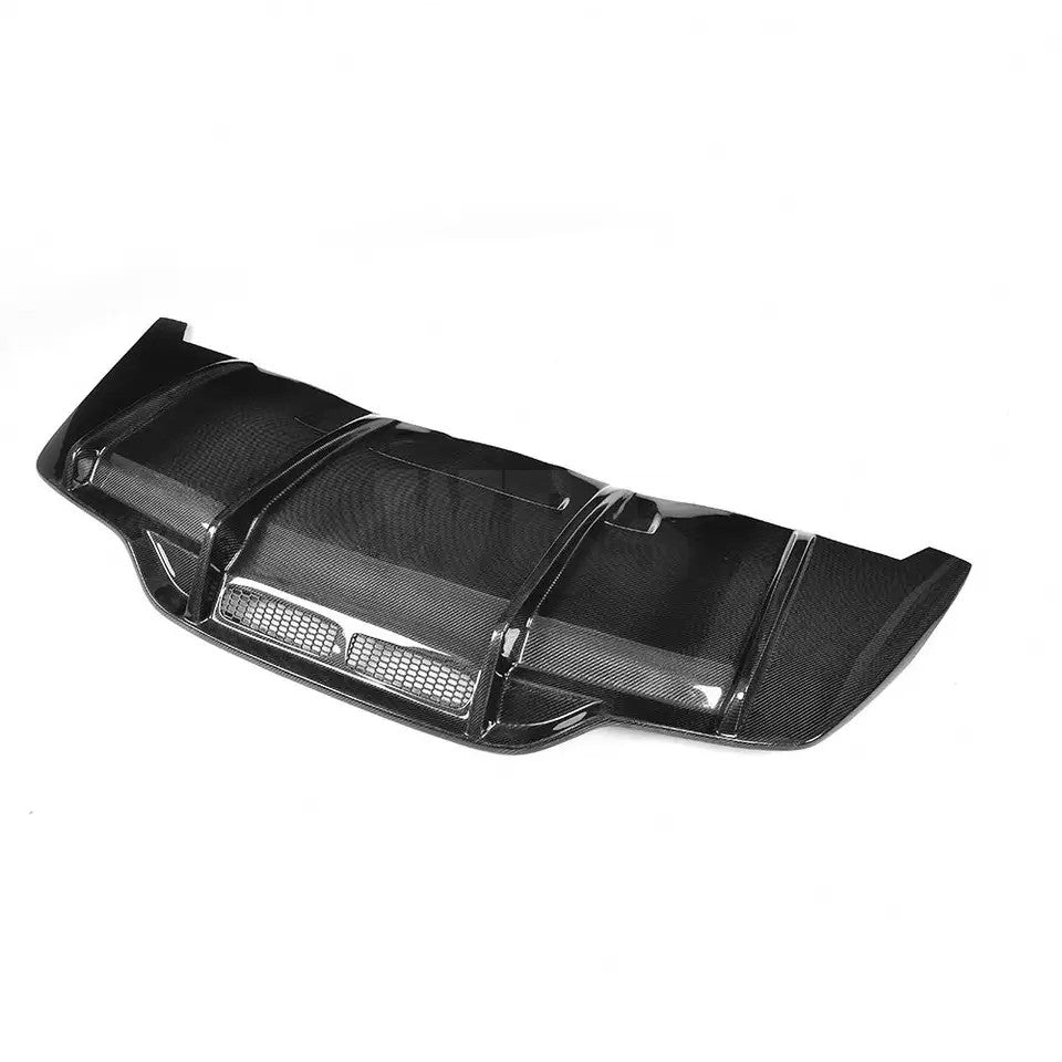 MERCEDES W205 C CLASS/ C63 COUPE BRABUS STYLE DIFFUSER GENUINE CF ...