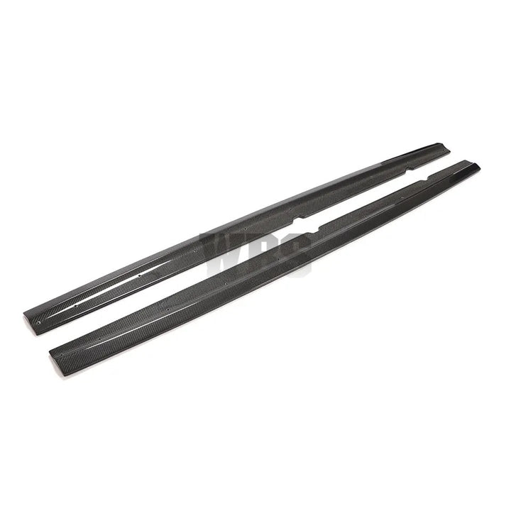 VOLKSWAGEN GOLF R20 MK6 SIDE SKIRTS EXTENSIONS, 3D GENUINE CARBON FIBER