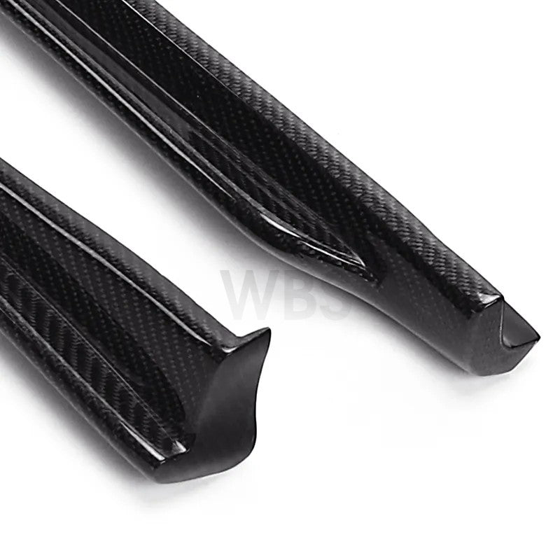 BMW F10 M5\ 5 SERIES SIDE SKIRTS 3D STYLE GENUINE CARBON FIBER