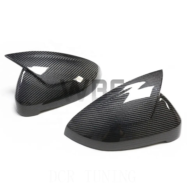 AUDI A5/S5/RS5 B9 (OEM REPLACEMENT) SIDE MIRROR CAPS, M POWER STYLE GENUINE 3D CARBON FIBER [2017-23]