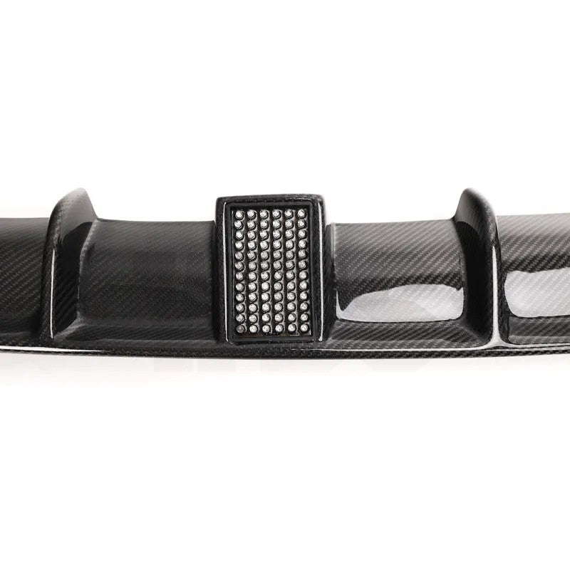 BMW F30/ F31 REAR DIFFUSER LED LIGHT STYLE GENUINE CARBON FIBER