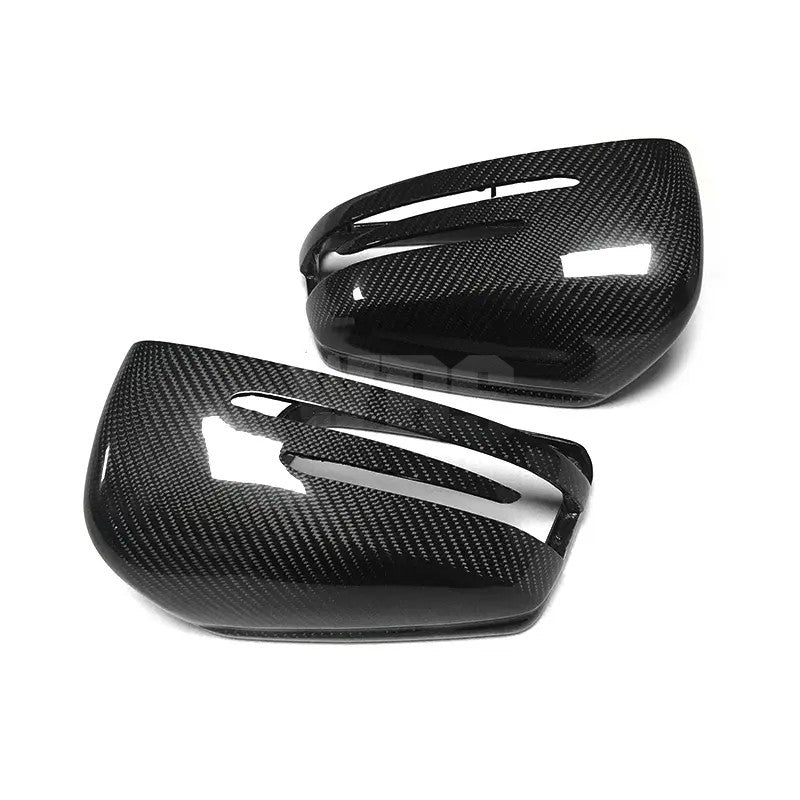 MERCEDES W204 C CLASS/ C63 SIDE MIRROR CAPS GENUINE CARBON FIBER