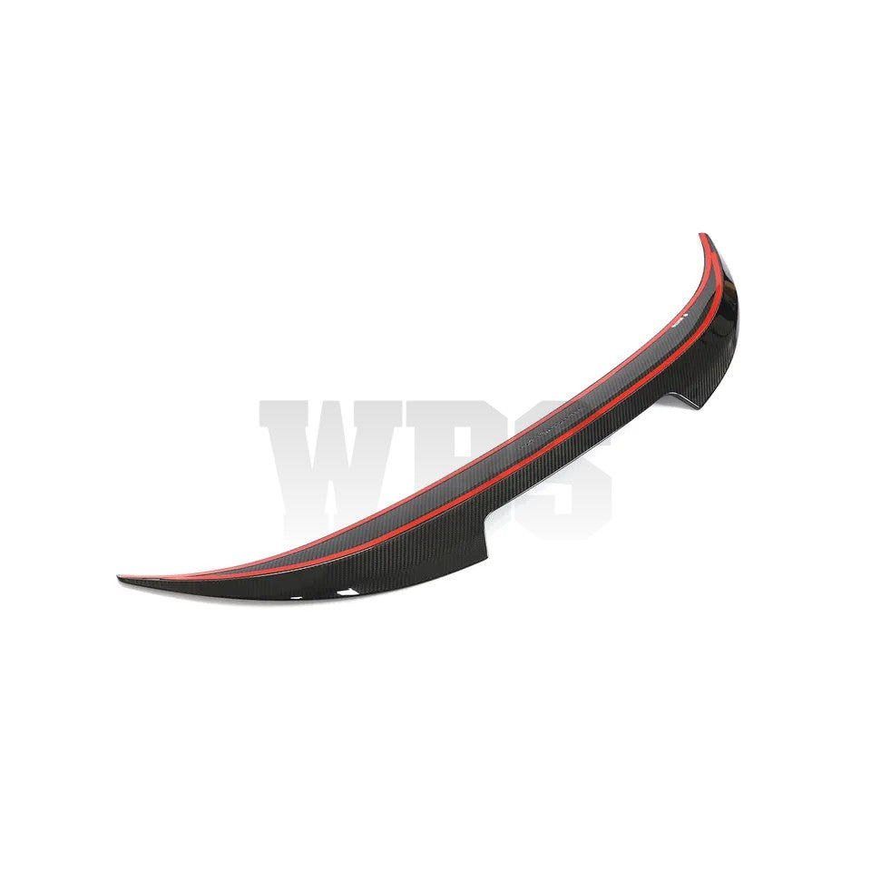 BMW F91 M8/ G14 TRUNK SPOILER HIGH KICK STYLE GENUINE CARBON FIBER