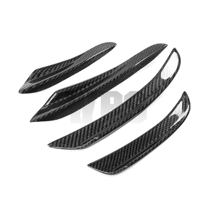 BMW G20 G28 FRONT BUMPER CANARDS SET GT3 STYLE GENUINE CF