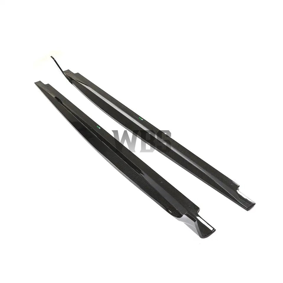 AUDI A5/ S5 ED STYLE SIDE SKIRT EXTENSIONS GENUINE CF MATERIAL [2020-23]