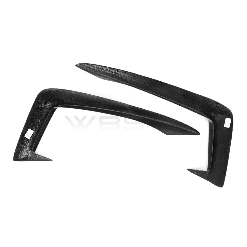 AUDI B9 A4/ S4 FRONT TRIM CANARDS GENUINE CARBON FIBER