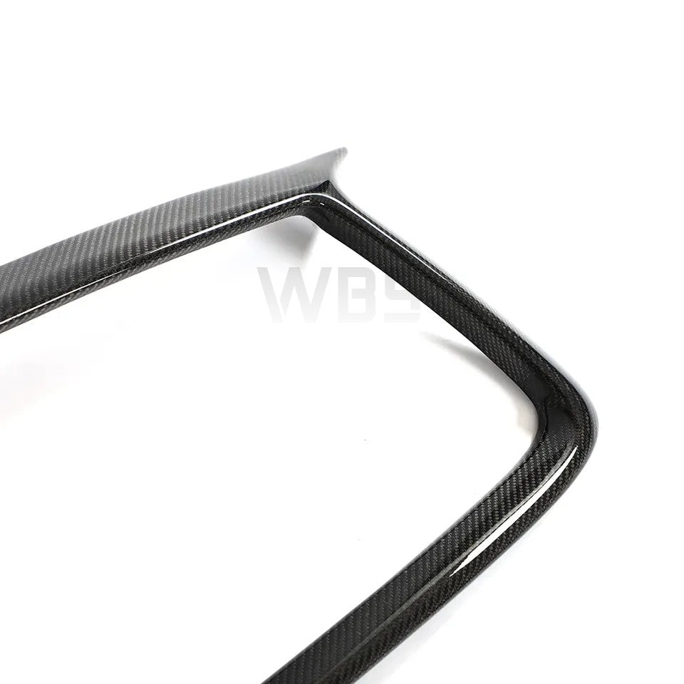 INFINITI Q60 FRONT GRILL FRAME OVERLAY GENUINE CARBON FIBER