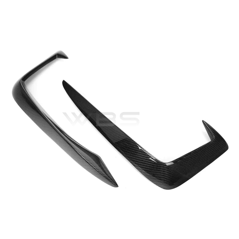 AUDI B9 A4/ S4 FRONT TRIM CANARDS GENUINE CARBON FIBER