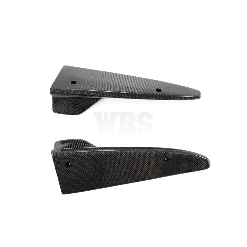 MERCEDES W205 C63/ C CLASS SEDAN REAR SPLITTERS GENUINE CARBON FIBER