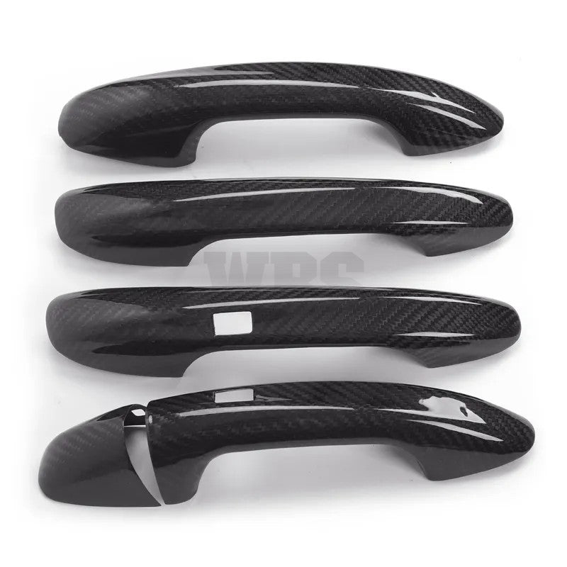 MERCEDES W204 C-CLASS/ C63 DOOR HANDLE COVERS GENUINE CARBON FIBER