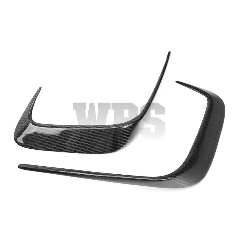 BMW 3 SERIES G20 G28 REAR BUMPER VENTS CANARDS GENUINE CARBON FIBER