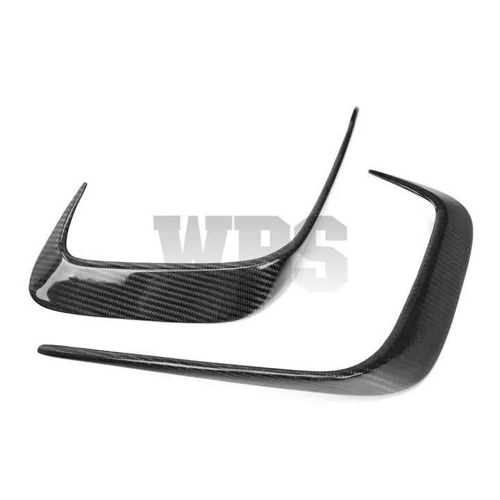 BMW 3 SERIES G20 G28 REAR BUMPER VENTS CANARDS GENUINE CARBON FIBER