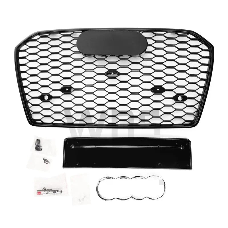 AUDI A6/ S6 C7.5 PERFORMANCE FRONT honeycomb grill, GLOSSY BLACK